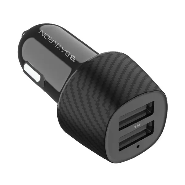 Picture of Baykron smart 2.4A car charger with dual USB ports