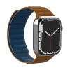 Picture of Baykron silicone magnetic strap for Apple Watch Blue/Brown