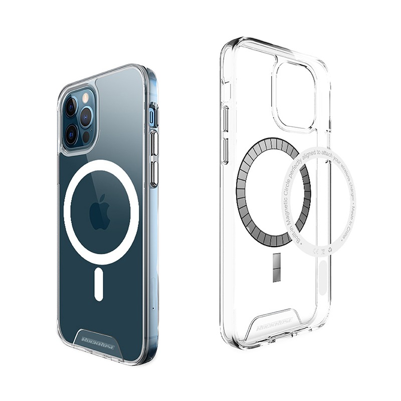 RockRose Mirror Mag Clear Protective Case for iPhone 12 Pro Max | Phone Accessories | Covers and Screen protectors