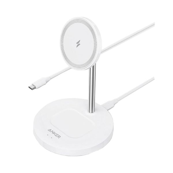 Picture of Anker PowerWave magnetic 2-in-1 wireless charging stand lite