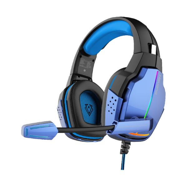 Picture of Vertux Havana blue gaming headphone with 7 RGB