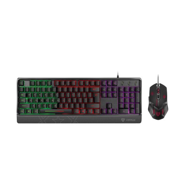 Picture of Vertux Orion RGB wired gaming mouse and keyboard combo