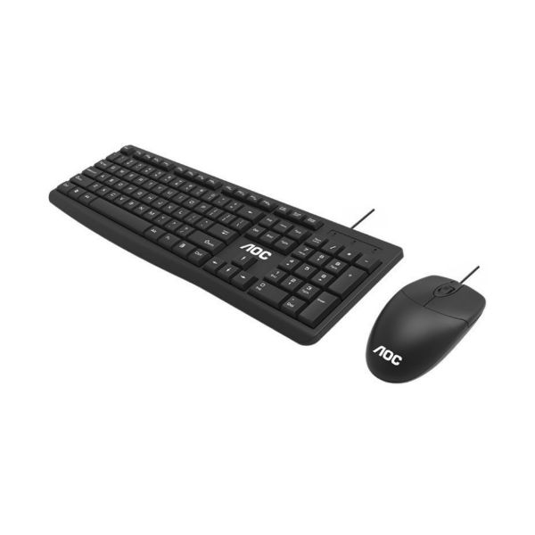 Picture of AOC Wired Keyboard & Mouse KM151  Combo