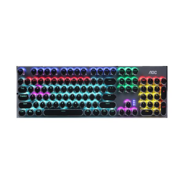 Picture of AOC GK410 wired mechanical gaming keyboard punk keycap