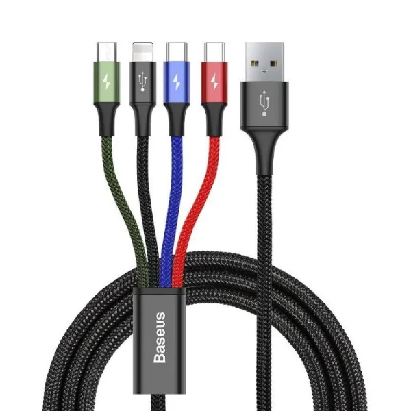 Picture of Fast 4-in-1 Cable USB to 2*C+L+M 