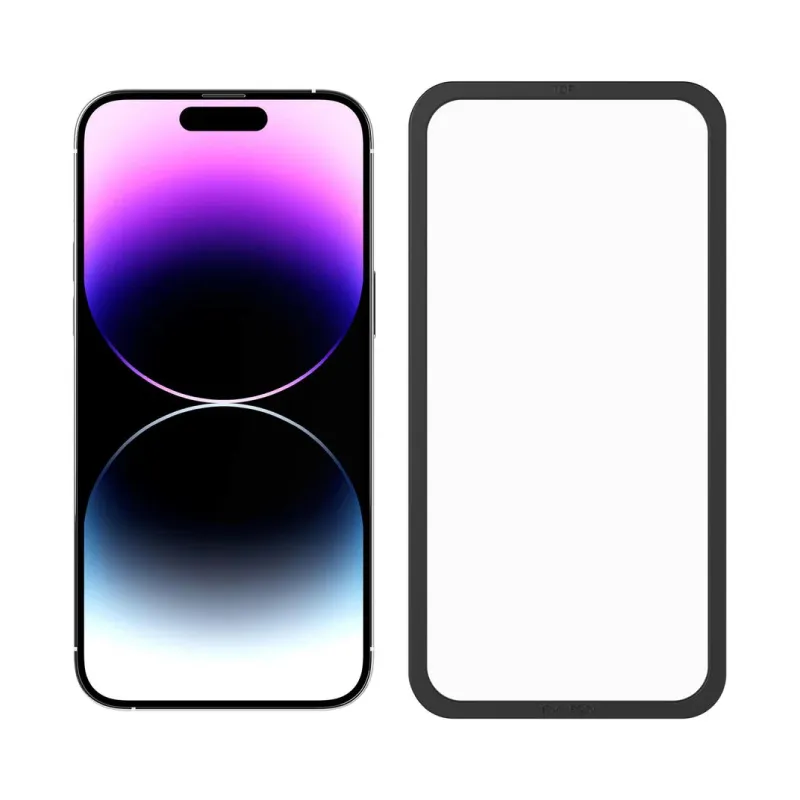 Baseus 0.3mm Crystal Privacy Protection All-Tempered-Glass Screen Protector (with Dust Filter) for iPhone 14 Pro Max | Phone Accessories | Covers and Screen protectors