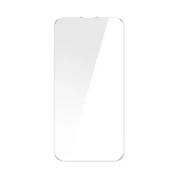 Picture of Baseus 0.3mm Crystal Privacy Protection All-Tempered-Glass Screen Protector (with Dust Filter) for iPhone 14 Pro Max (Pack of 1)