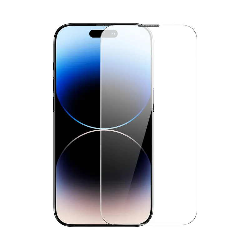 Baseus 0.3mm Crystal HD Tempered Glass Screen Protector with Dust Filter for iPhone 14 Pro Max | Phone Accessories | Covers and Screen protectors