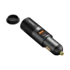 Picture of Baseus share together fast charge car charger with cigarette lighter expansion 120W