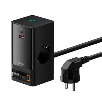 Picture of Baseus Power Combo Digital Power Strip 65W with 1.5m power cord EU