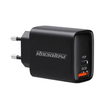 Picture of RockRose CASA AC NEO Dual port fast charging 20W PD power adapter