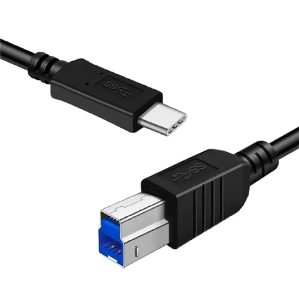 Picture of Onten Type-C to USB-B 3.0 printer cable OTN-69006