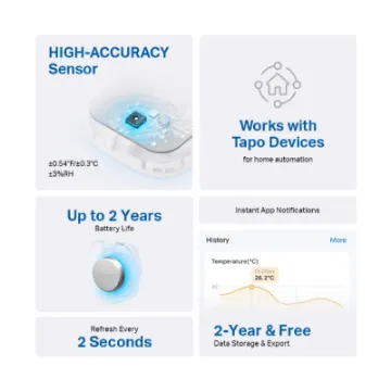 Picture of Smart Temperature and Humidity Sensor TAPO T310