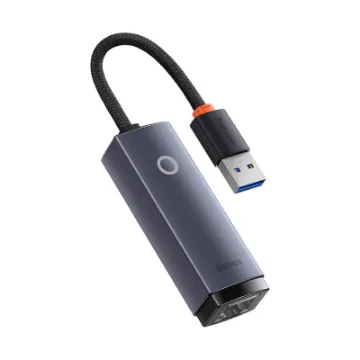 Picture of Baseus Lite Series Ethernet Adapter Type-C to RJ45 LAN Port (1000Mbps) 