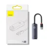 Picture of Baseus Lite Series Ethernet Adapter Type-C to RJ45 LAN Port (1000Mbps) 