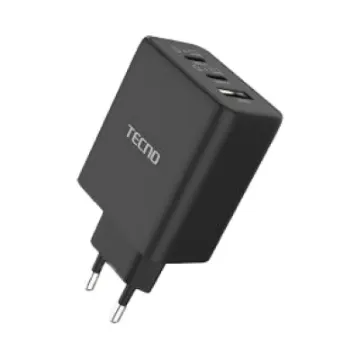 Picture of Tecno charger 65W 3 Port GaN