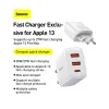 Picture of Baseus Compact Quick Charger 2U+C 30W EU 