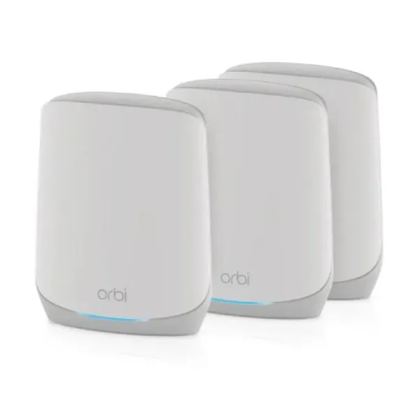 Picture of Netgear Orbi Dual-Band WiFi 6 Mesh System, 1.8Gbps, Router +2 Satellites