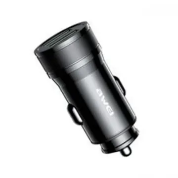 صورة شاحن سيارة USB 2.4A مزدوج المنافذ USB شحن سريع جدًا  بخدمة الدفع عند الاستلام (COD) من Awei 