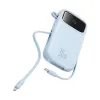 Picture of Baseus QPow 2 Digital Display Fast-Charging Power Bank with 2 Built-in Cables 10000mAh 30W