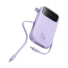 Picture of Baseus QPow 2 Digital Display Fast-Charging Power Bank with 2 Built-in Cables 10000mAh 30W