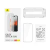 Picture of Baseus Sapphire Series HD Tempered-Glass Screen Protector (with Built-in Dust Filter) for iPhone 15 Pro