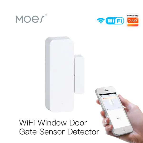 صورة مستشعر الذكي المغناطيسي للأبواب والنوافذ WiFi من MOES