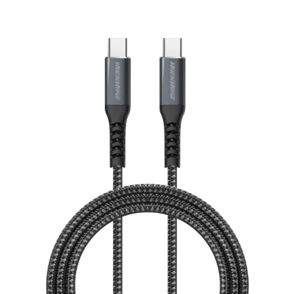 صورة كابل Powerline CC1 Pro للشحن السريع ونقل البيانات من USB-C إلى USB-C بقدرة 100 واط من Rockrose