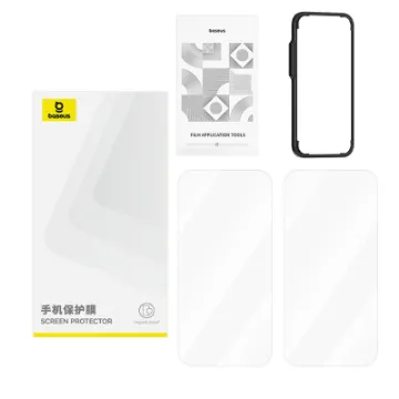 Picture of Baseus Superior Series HD Tempered Glass Screen Protector for iPhone 16 Pro Max (2 Packages)