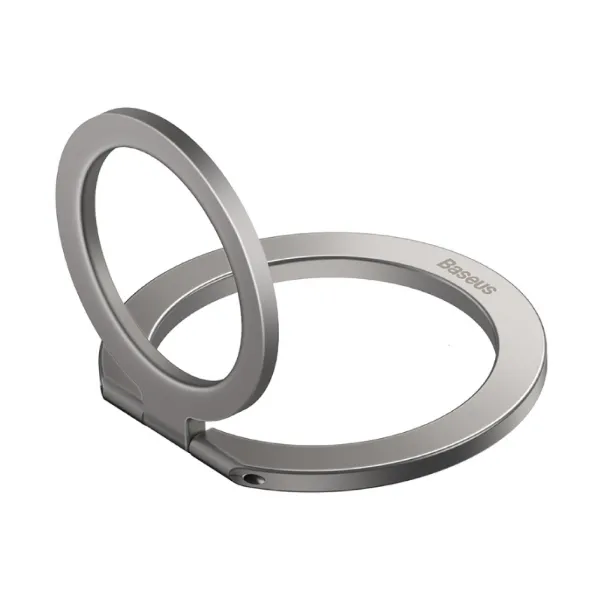 صورة حامل حلقي معدني قابل للطي سلسلة Halo Series (قطعة واحدة) من Baseus