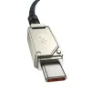 صورة كابل البيانات للشحن السريع من سلسلة Unbreakable بمنفذ Type-C إلى Type-C بقوة 100 واط من Baseus