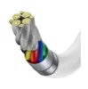 صورة كابل سلسلة Superior للشحن السريع ونقل البيانات من Type-C إلى Type-C بقوة 100 واط من Baseus