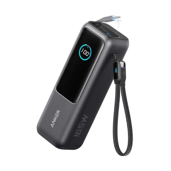 Picture of Anker Laptop Power Bank 25,000 mAh, 165W, Built-In and Retractable Cables