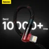 صورة كابل MVP 2 للشحن السريع ونقل البيانات من Type-C إلى Type-C بقوة 100واط وزاوية مثنية من Baseus