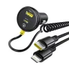 Picture of Baseus Circular Plastic Car Charger (U+C) + (C&L) Cable 60W