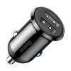 صورة شاحن سيارة غرين برو (منفذا USB مزدوجان بقدرة 4.8A) – توافق عالمي من Baseus