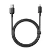 Picture of The Baseus Silky Series USB to Lightning For Iphone 2.4A cable