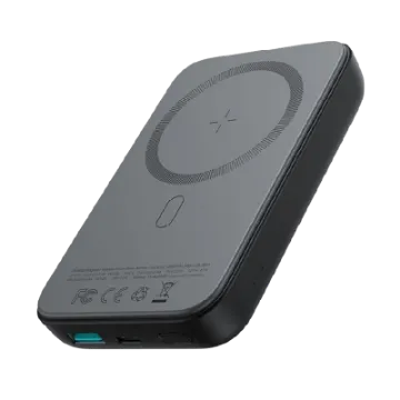 صورة باور بنك لاسلكي مغناطيسي صغير 20 واط طراز JR-W020 بسعة 10000 مللي أمبير من جوي روم