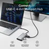 Picture of Belkin CONNECT USB-C 4-in-1 Multiport Adapter. 2 x USB A 3.0 (5Gpbs), 1 x HDMI 4k, 1xUSB C 100w PD, Mac and Windows compatible