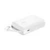 صورة باور بانك BoostCharge سعة 10,000 ملي أمبير مع توصيل طاقة 20 واط وكابل USB-C مدمج ومنفذ USB-C من بيلكن