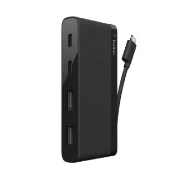 Picture of Belkin USB-C 4-Port Mini Hub, 5Gbps Data Transfer Speeds (shared)