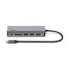 Picture of Belkin USB-C Multiport Adapter 6-in-1. 2 x USB A 3.0 (5Gpbs), 1 x HDMI 4k, GbE, 1 x USB C 100w PD, SD Card slot, Mac and Windows compatible