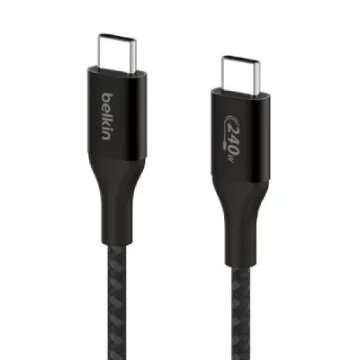 Picture of Belkin BoostCharge USB-C to USB-C Braided Cable 240W PD, 48V/5A