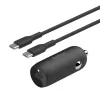 صورة شاحن سيارة USB-C PD بقوة 30 واط مع كابل USB-C إلى Lightning بطول 1 متر من بيلكن