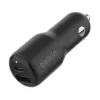 Picture of Belkin BoostCharge 42W Dual USB PD PPS Car Charger, 30W USB-C & 12W USB-A