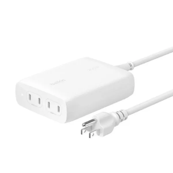 Picture of Belkin BoostCharge PRO 200W 4-Ports GaN Desktop Charger (140W C1+C2 Max, 60W C3+C4 Max)