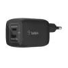 Picture of Belkin BoostCharge PRO Dual 65W USB-C PD GaN Fast Charger with PPS