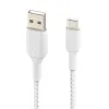 صورة كابل مضفّر USB-A إلى USB-C بقوة 15 واط من بيلكن