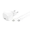 صورة شاحن USB-C صغير بقوة 30 واط مع كابل USB-C من بيلكن