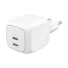 صورة شاحن حائط BoostCharge Pro مزدوج USB-C بتقنية GaN بقوة 50 واط من بيلكن